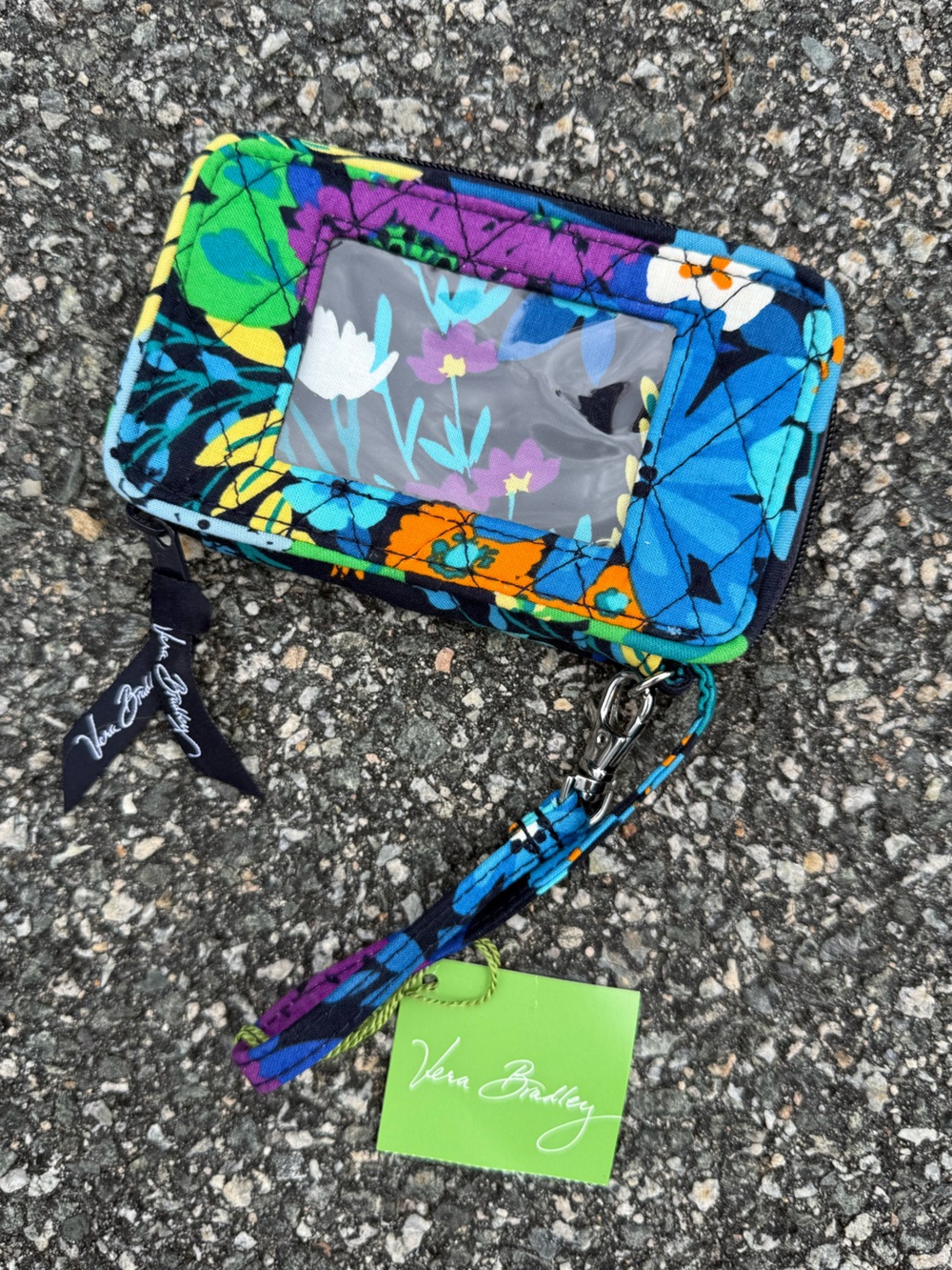 Vera Bradley Midnight Blues Wristlet